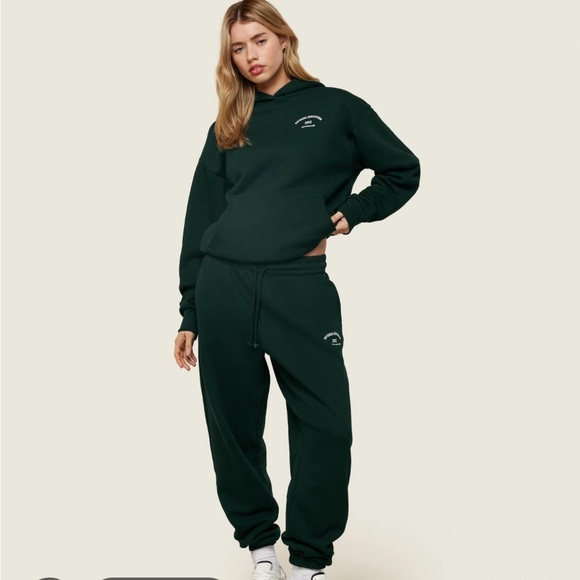 Gymshark Pants - Gymshark Phys Ed Dark Green Sweatpants